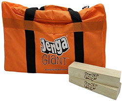 Jenga game with carry bag